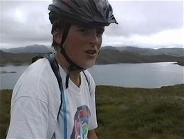 Luke at the Inverewe Viewpoint, Tournaig